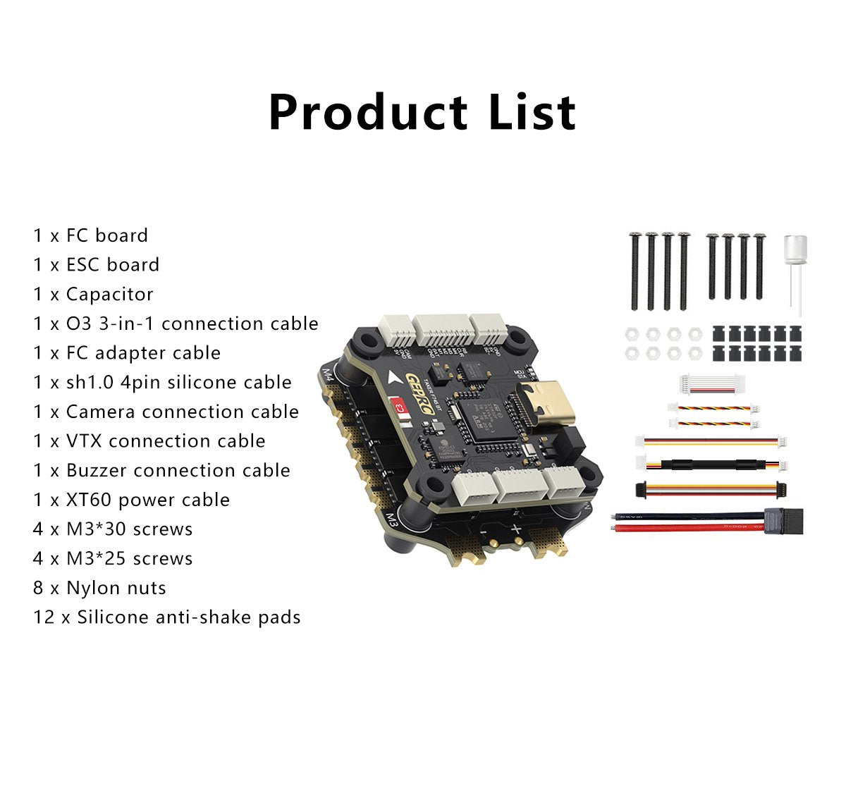 GEPRC TAKER F745 BT 8Bit 60A STACK