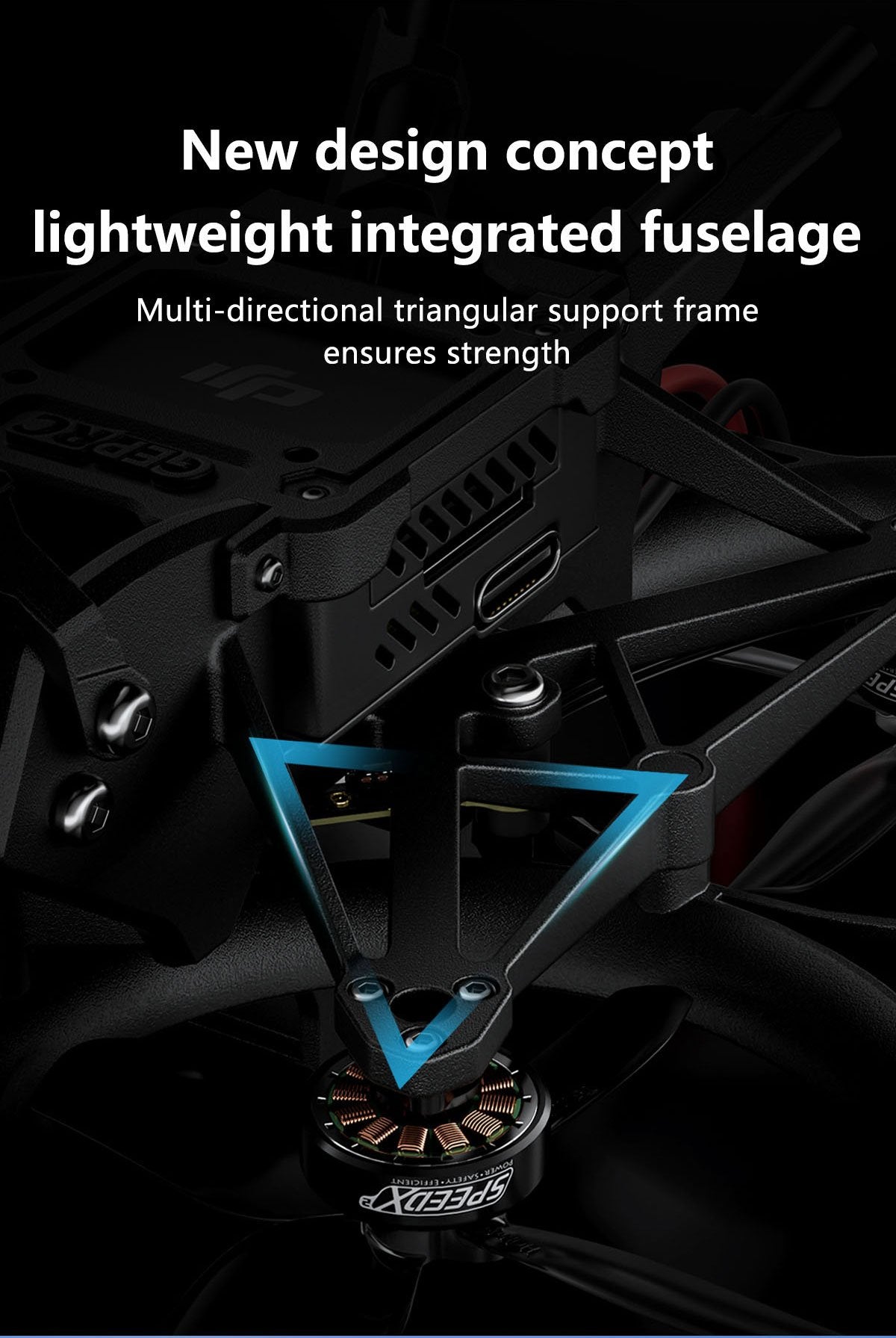 GEPRC DarkStar20 HD Wasp Cinewhoop Quadcopter