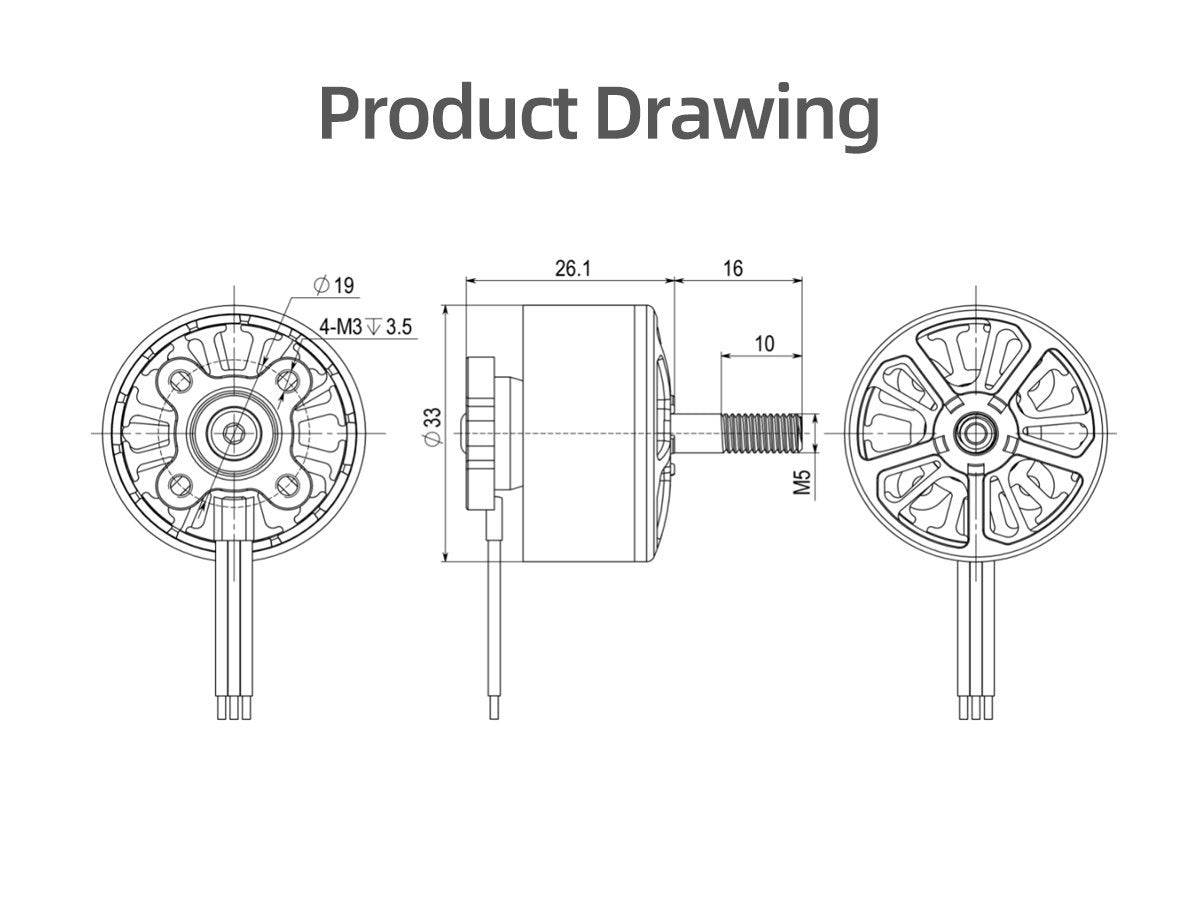 GEPRC EM2812 900KV Motor
