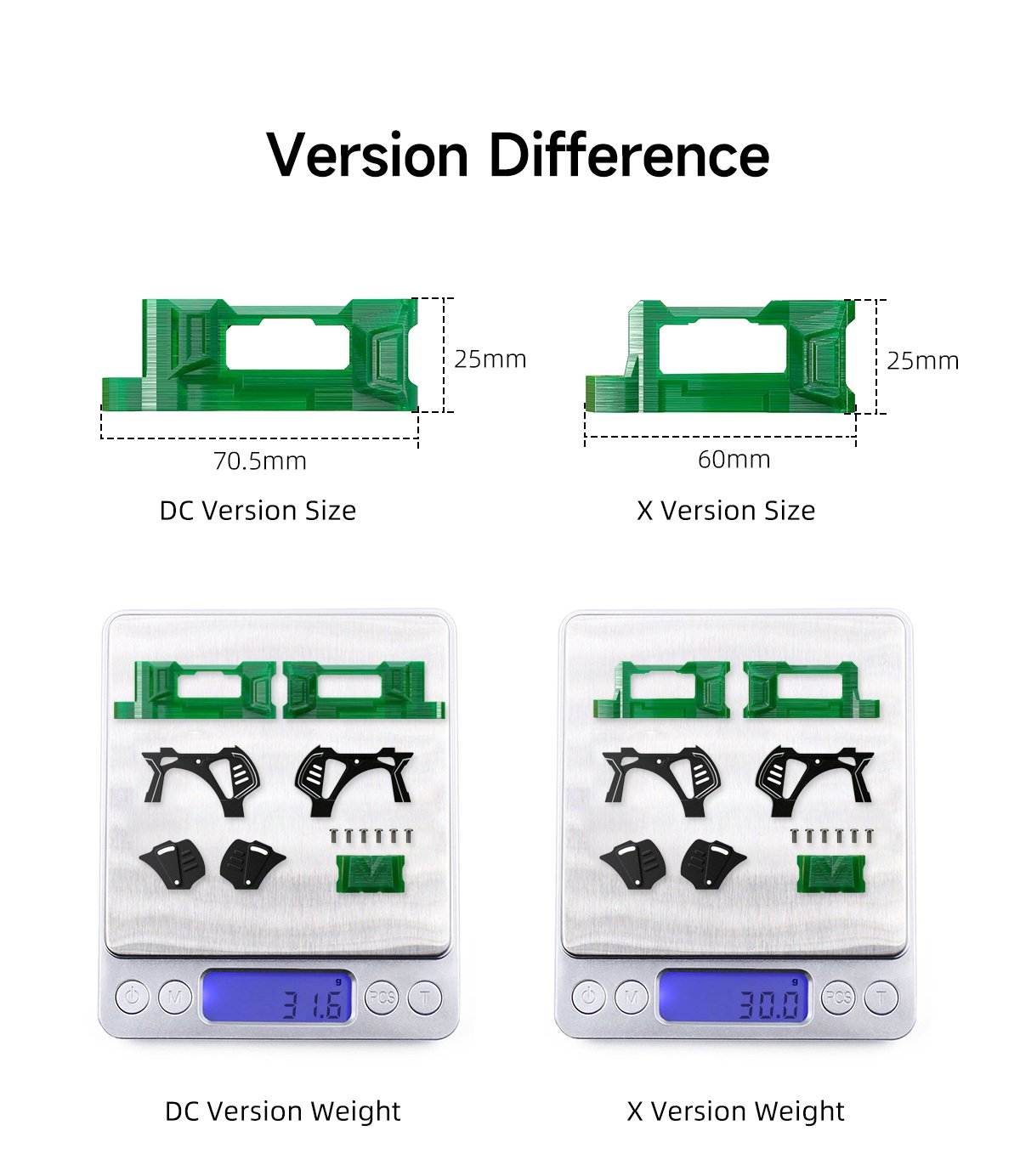 GEPRC MARK5 D/X Frame O4 Pro Upgrade-Kits