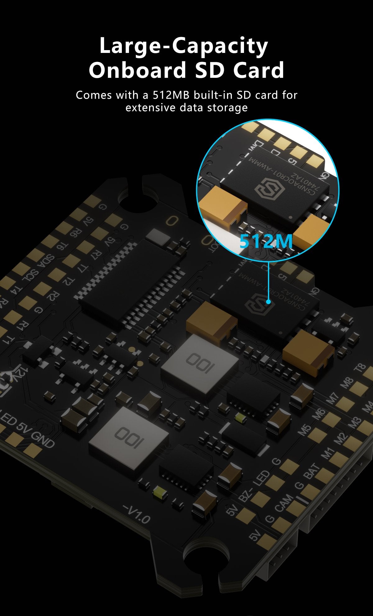 GEPRC TAKER F745 BT 8Bit 60A STACK