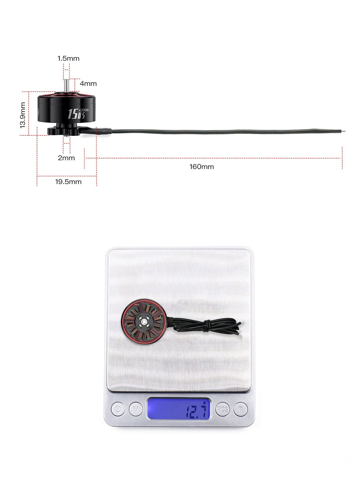 GEPRC SPEEDX2 1505 4300KV Motor