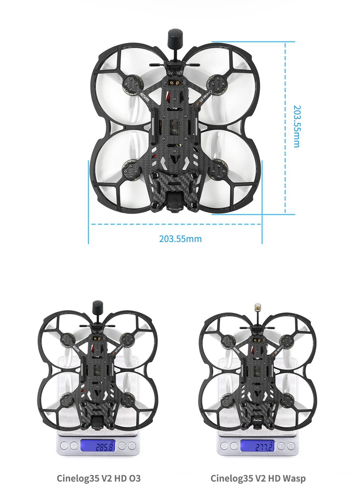 GEPRC CineLog35 V2 Analog FPV Drone